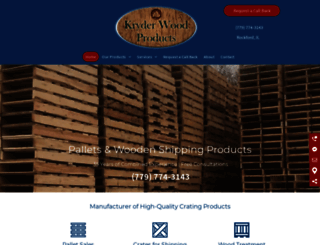 kryderwoodproducts.com screenshot
