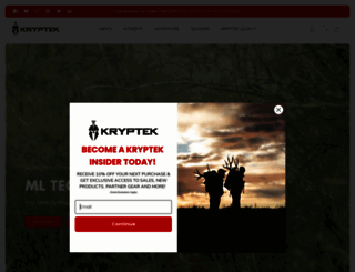 kryptek.com screenshot