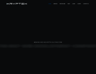 kryptexsolutions.com screenshot