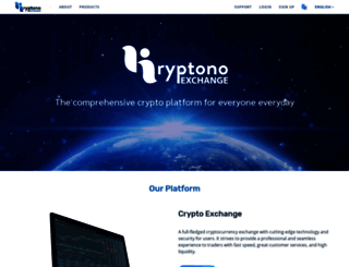 kryptono.exchange screenshot