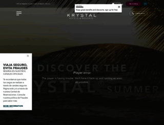 krystal-hotels.com screenshot