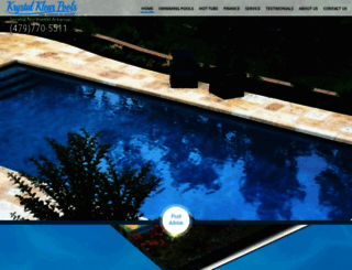 krystalklearpoolsinc.com screenshot
