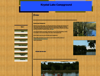 krystallakecampground.com screenshot
