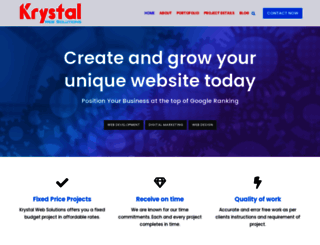 krystalwebsolutions.com screenshot