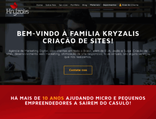 kryzalis.com.br screenshot