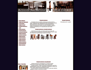 krzesla.kuchenne.info screenshot