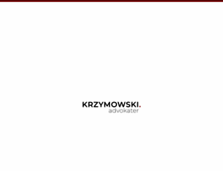 krzymowski.com screenshot