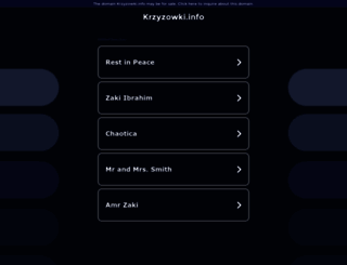 krzyzowki.info screenshot