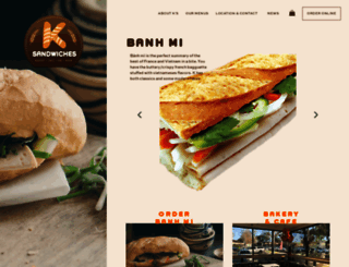 ksandwiches.com screenshot