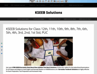 kseebsolutions.com screenshot