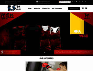 ksfightwear.com screenshot