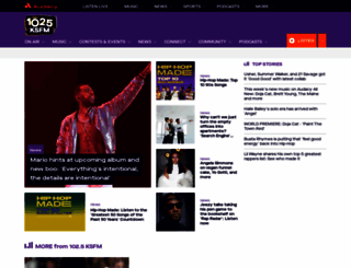 ksfm.radio.com screenshot