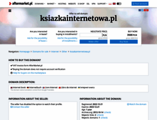 ksiazkainternetowa.pl screenshot