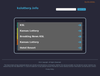kslottery.info screenshot