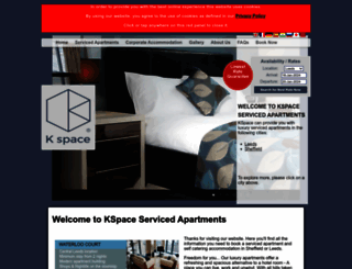 kspace-apartments.co.uk screenshot
