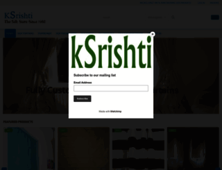 ksrishti.com screenshot