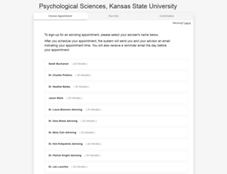 ksupsychology.acuityscheduling.com screenshot