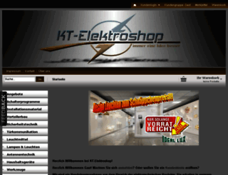 kt-elektroshop.de screenshot