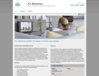 ktelectronics.net.au screenshot