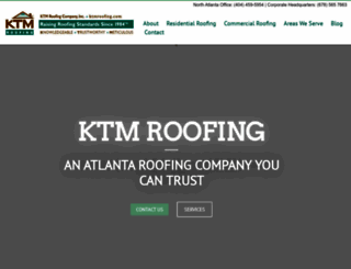 ktmroofing.com screenshot