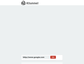 ktunnelproxy.org screenshot