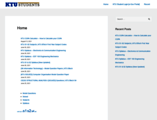ktustudents.com screenshot