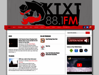 ktxtfm.org screenshot