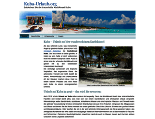 kuba-urlaub.org screenshot