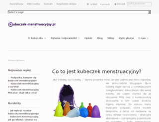 kubeczek-menstruacyjny.pl screenshot