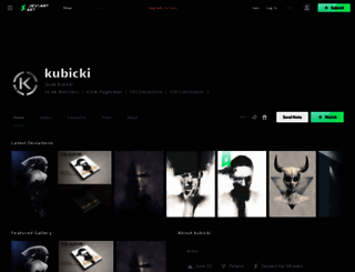 kubicki.deviantart.com screenshot