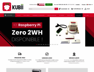 kubii.it screenshot