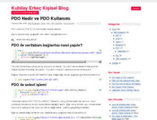 kubilay.net screenshot