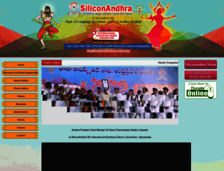 kuchipudi.siliconandhra.org screenshot