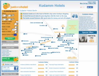 kudammhotels.com screenshot
