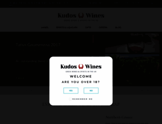 kudoswines.co.uk screenshot