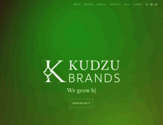 kudzubrands.com screenshot