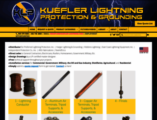 kuefler-lightning.com screenshot