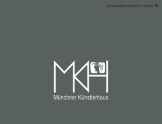 kuenstlerhaus-muc.de screenshot