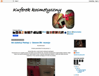 kuferekkosmetyczny.blogspot.com screenshot