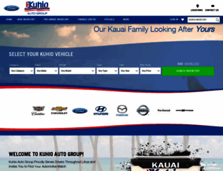 kuhioautogroup.com screenshot