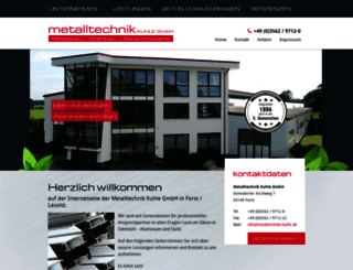 kuhle-metallbau-gmbh.de screenshot