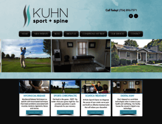 kuhnsportandspine.com screenshot