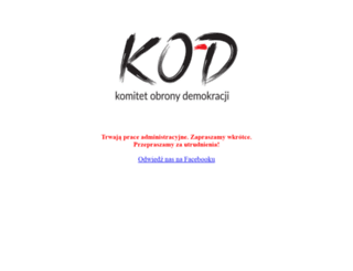 kujawskopomorskie.komitetobronydemokracji.pl screenshot