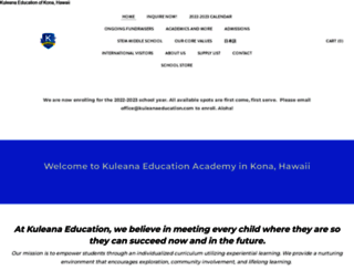 kuleanaeducation.weebly.com screenshot