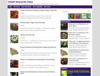 kuliner-anda.com screenshot