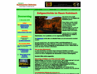 kulmbacher-zeitreise.de screenshot