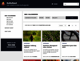 kultunaut.dk screenshot