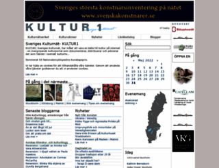 kultur1.se screenshot