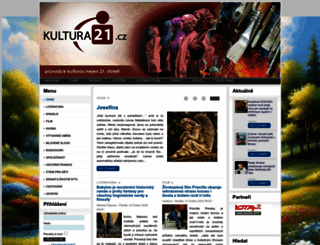 kultura21.cz screenshot