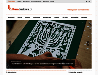 kulturaludowa.pl screenshot